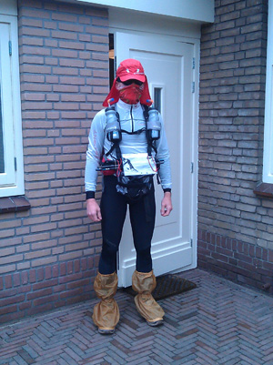 Mario Penzen klaar voor de woestijn